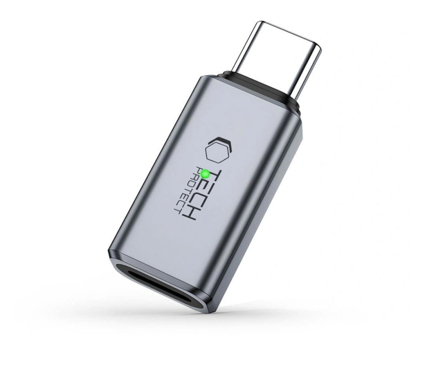 Tech-Protect ULTRABOOST AUDIO ADAPTER TYPE-C TO LIGHTNING GREY - 1600753 - zdjęcie